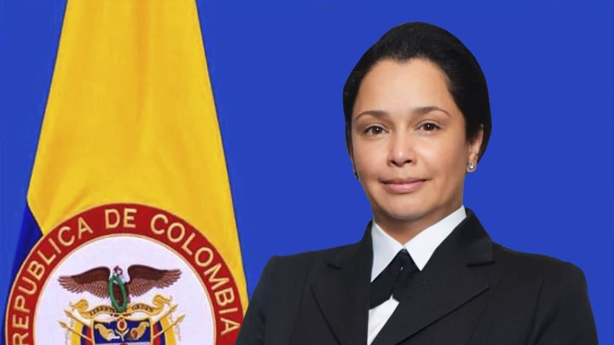 Jamás le digan a una mujer que no puede: primera Almirante de la Armada Colombiana