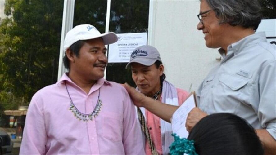 Líder indígena será reubicado por seguridad en Córdoba. Foto: Cortesía