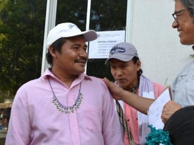 Líder indígena será reubicado por seguridad en Córdoba. Foto: Cortesía