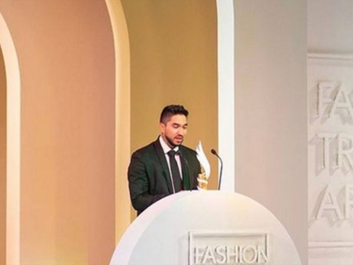 Diseñador colombiano ganó el concurso Fashion Trust Arabia 2021