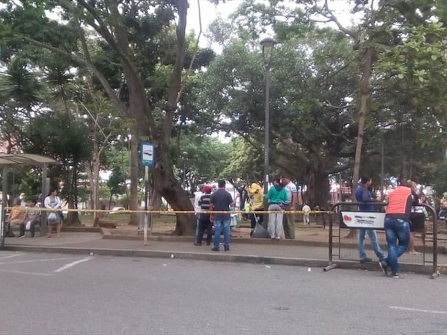Critican ubicación de 530 vendedores ambulantes en los parques de Bucaramanga. Foto: Suministrada por César González