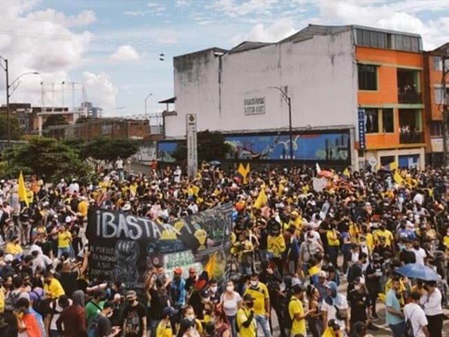 Protestas en Pereira. Foto: Suministrada (comunidad)