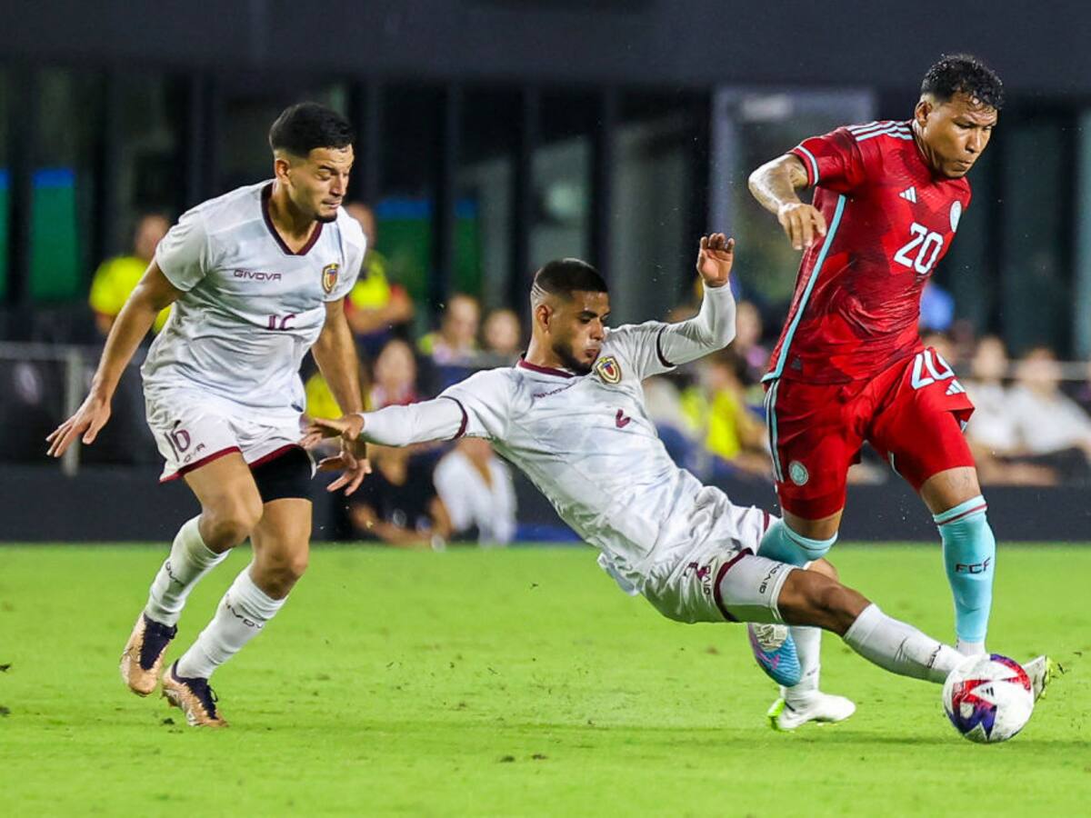 Sin sus figuras, Colombia venció a Venezuela Sub-23 en amistoso en Estados Unidos