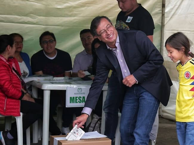 Gustavo PEtro Urrego durante su candidatura presidencial . Foto: Colprensa