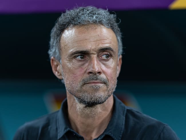 Luis Enrique. (Photo by Simon Bruty/Anychance/Getty Images)
