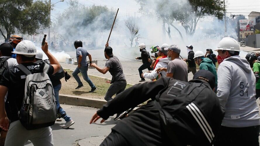 Esta es la segunda semana de protestas después de las elecciones en Bolivia que le dieron a Morales su cuarto mandado seguido.. Foto: Getty Images