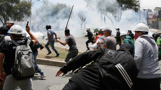 Esta es la segunda semana de protestas después de las elecciones en Bolivia que le dieron a Morales su cuarto mandado seguido.. Foto: Getty Images