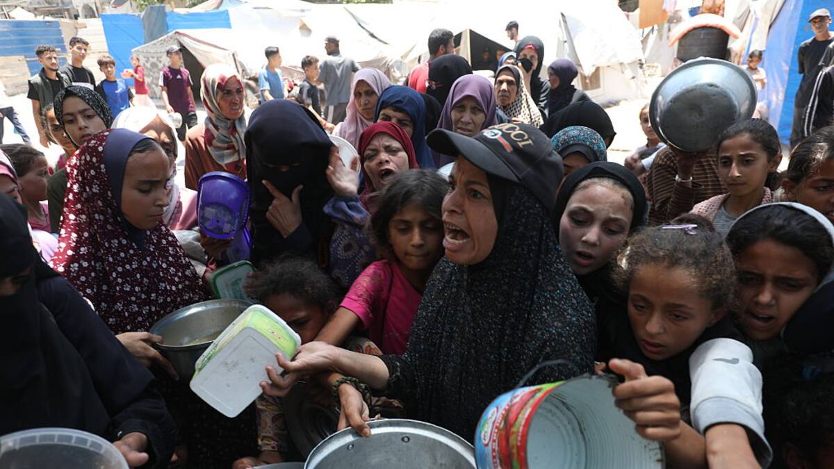 La situación es caótica, no hay reparto justo: Abdel Nasser sobre entrega de comida en Franja de Gaza