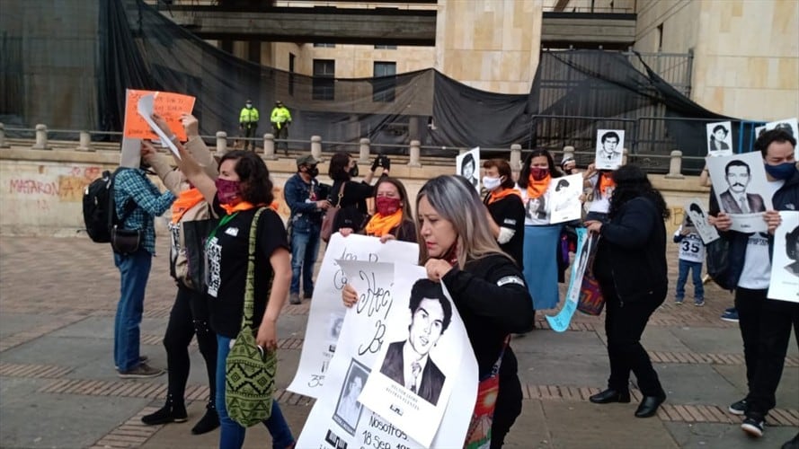 Holocausto del Palacio de Justicia. Foto: Movice