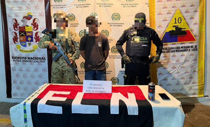 Capturado presunto integrante del ELN en Maicao, Guajira/ Ejército