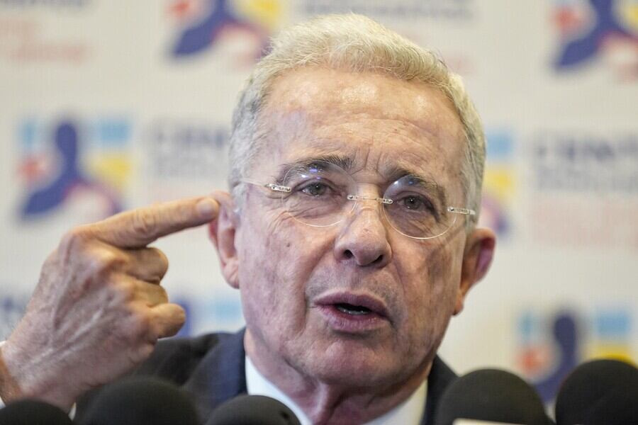 Expresidente de Colombia, Álvaro Uribe. Foto: Colprensa.