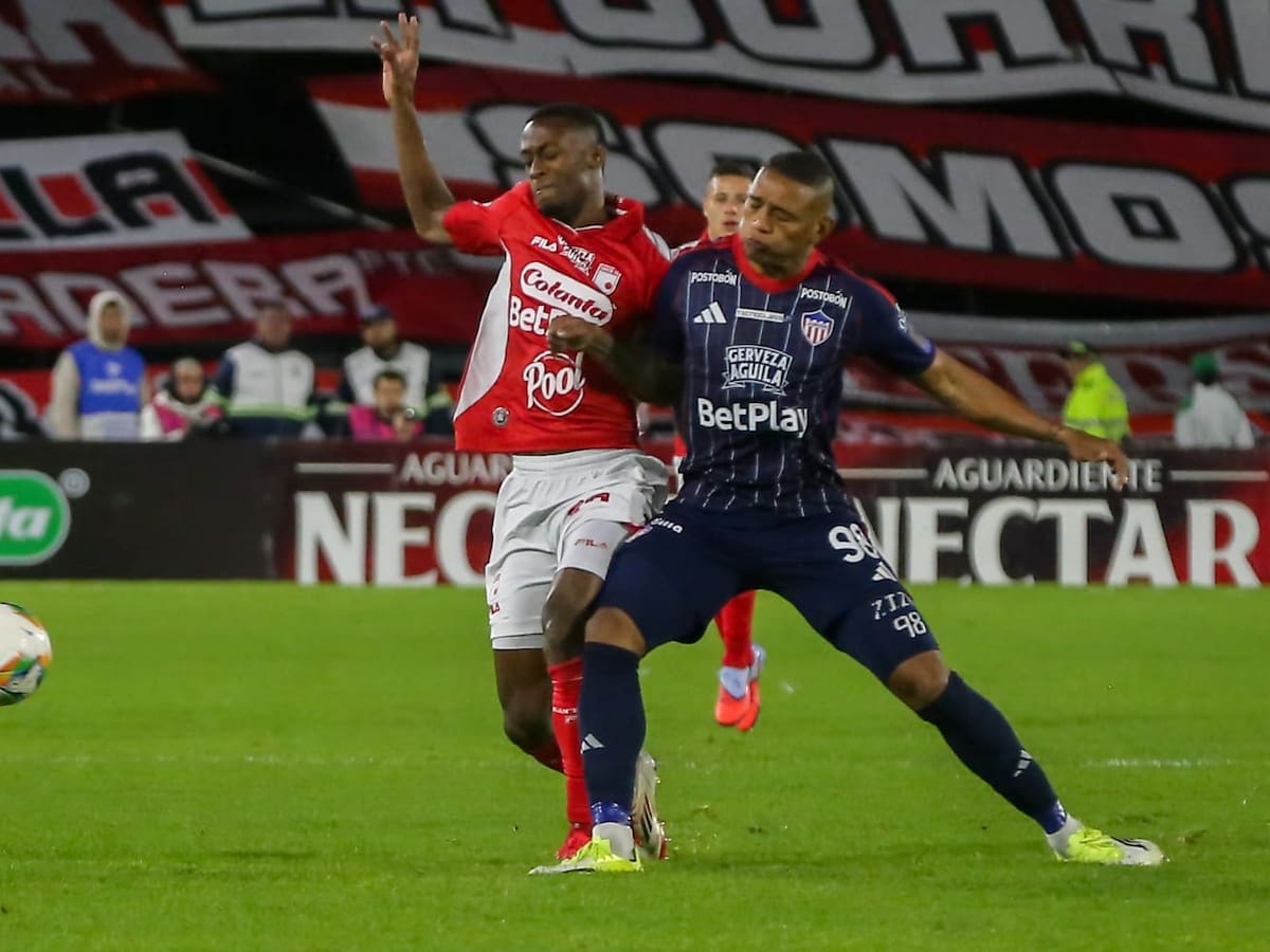 Santa Fe 1-1 Junior: resumen y goles del partido de ida por las semifinales de la Liga Colombiana
