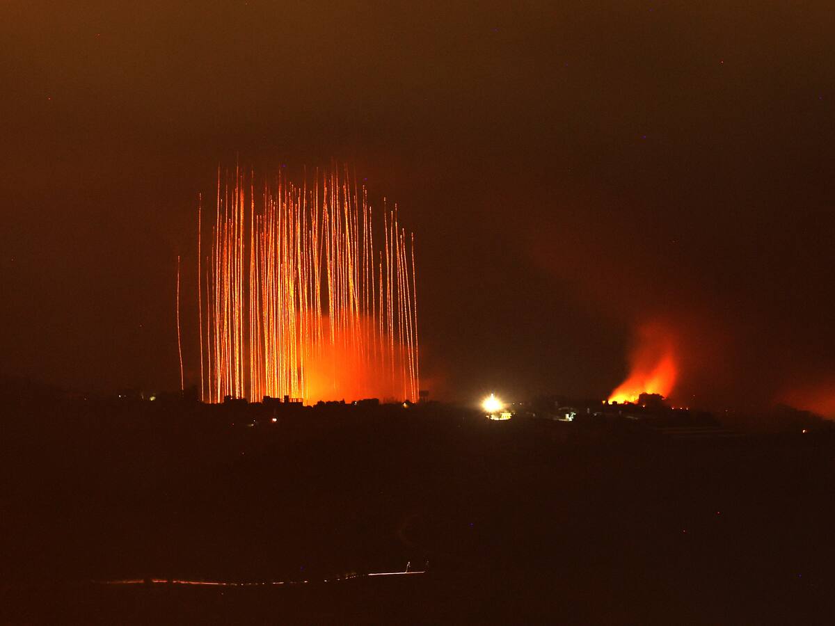 Hezbolá realizó ataques aéreos contra las fuerzas israelíes ubicadas en la frontera
