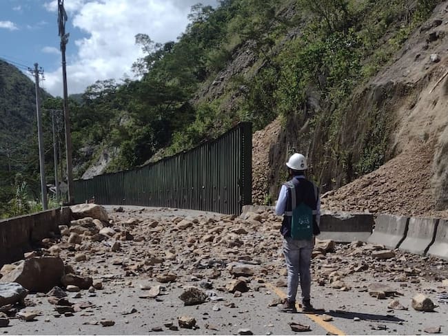 Bogotá - Villavicencio: ¿Cuál es el estado de la vía tras el fuerte temblor? Foto: Twitter @Coviandina