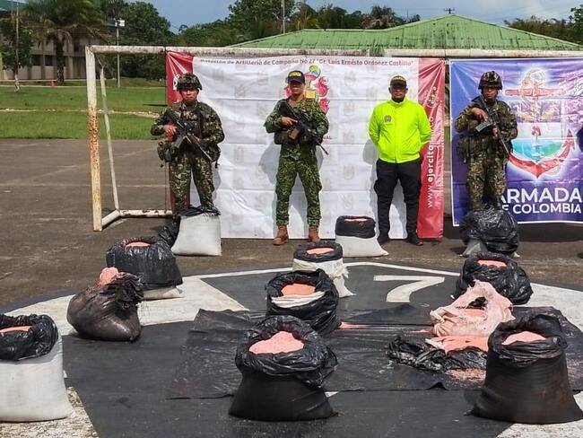 Magnum, el perro que encontró mas de una tonelada de explosivos en Putumayo