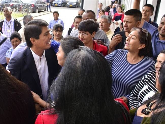 El Alcalde aseguró que recibe la notificación de su reintegro con humildad, al cargo al que le permitieron llegar las comunidades más necesitadas. Foto: Colprensa