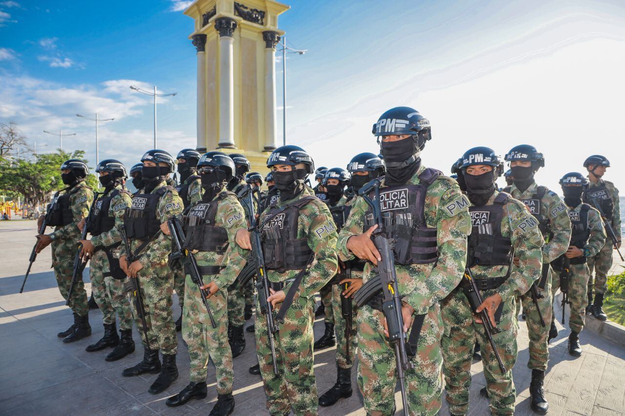 Lanzamiento del plan de  seguridad para  la temporada turística/ Alcaldía de Santa Marta.