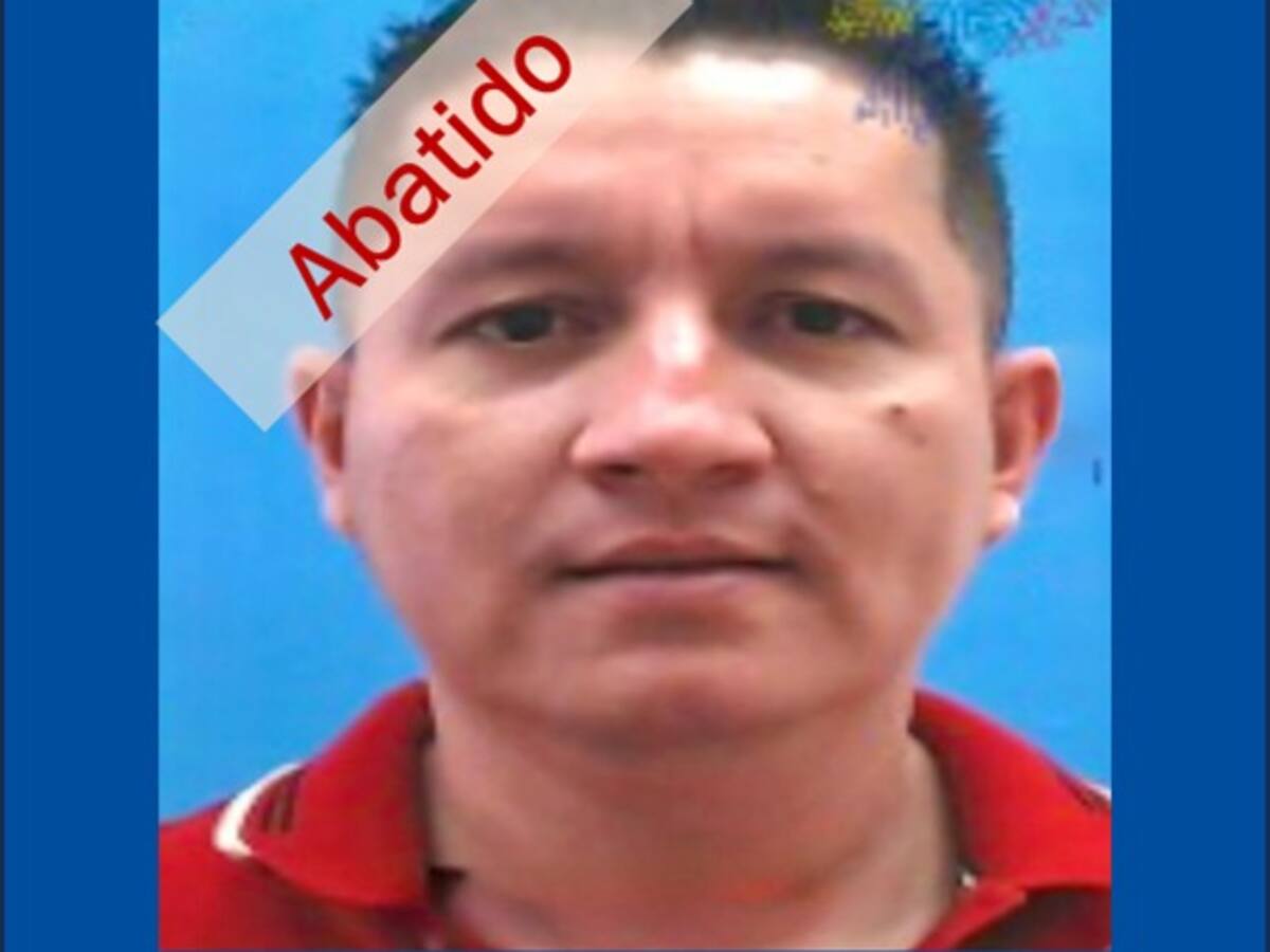 Señalado narco ecuatoriano fue dado de baja en Rionegro, Antioquia