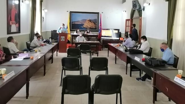Diputado del Magdalena responde por ‘madrazo’ en plena sesión de la asamblea. Foto: Asamblea del Magdalena