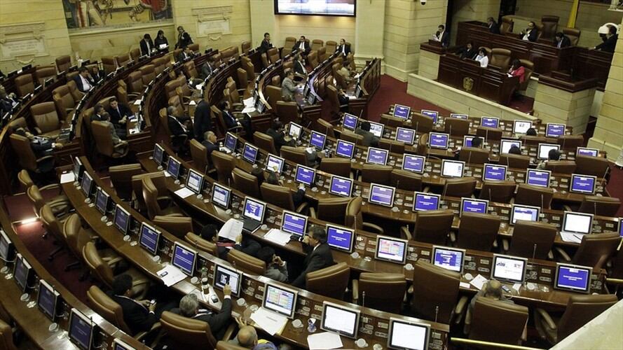 Sesión del Congreso en Cauca. Foto: Colprensa