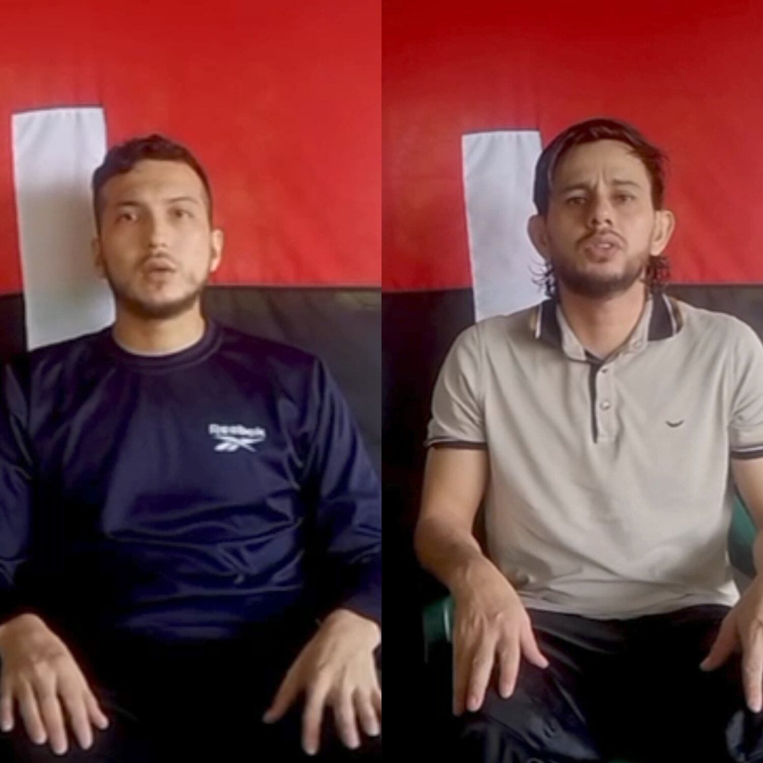 Nueva prueba de supervivencia de los soldados Reinel Sáenz y Andrés Coral, secuestrados en Cúcuta / Foto: Fragmento de vídeo