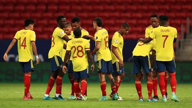 Jugadores de la Selección Colombia en la Copa América 2021. Foto: Buda Mendes/Getty Images