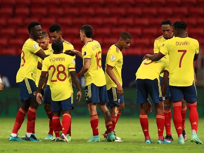 Jugadores de la Selección Colombia en la Copa América 2021. Foto: Buda Mendes/Getty Images