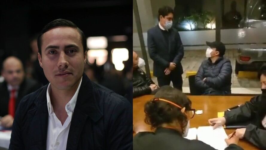 Iván Cancino, abogado defensor del exsenador Richard Aguilar, pidió su libertad. Foto: Colprensa