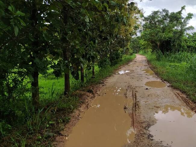 Río Lebrija desbordado. Foto: suministrada.