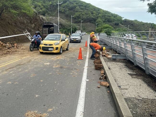 Restablecen el paso en la vía el Ziruma/ Ruta del Sol