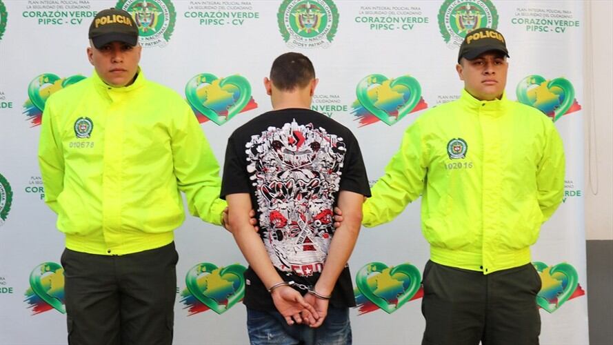 La Policía capturó en las últimas horas a otro sospechoso de participar en el asesinato del teniente Dúver Daza. Foto: Policía Nacional