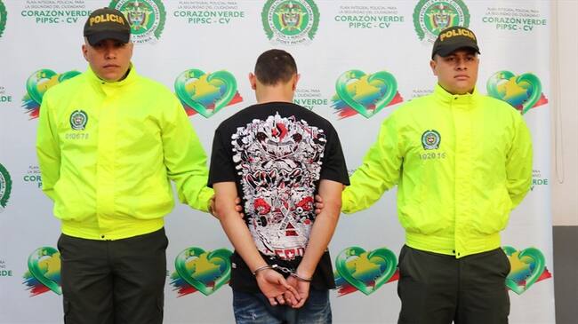 La Policía capturó en las últimas horas a otro sospechoso de participar en el asesinato del teniente Dúver Daza. Foto: Policía Nacional