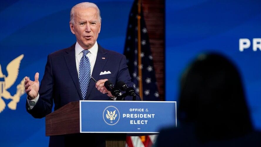 Joe Biden, presidente electo de Estados Unidos. Foto: Getty Images