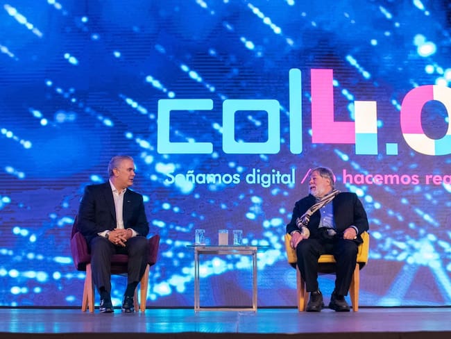 Colombia será el Silicon Valley de la región: Steve Wozniak. Foto: Presidencia