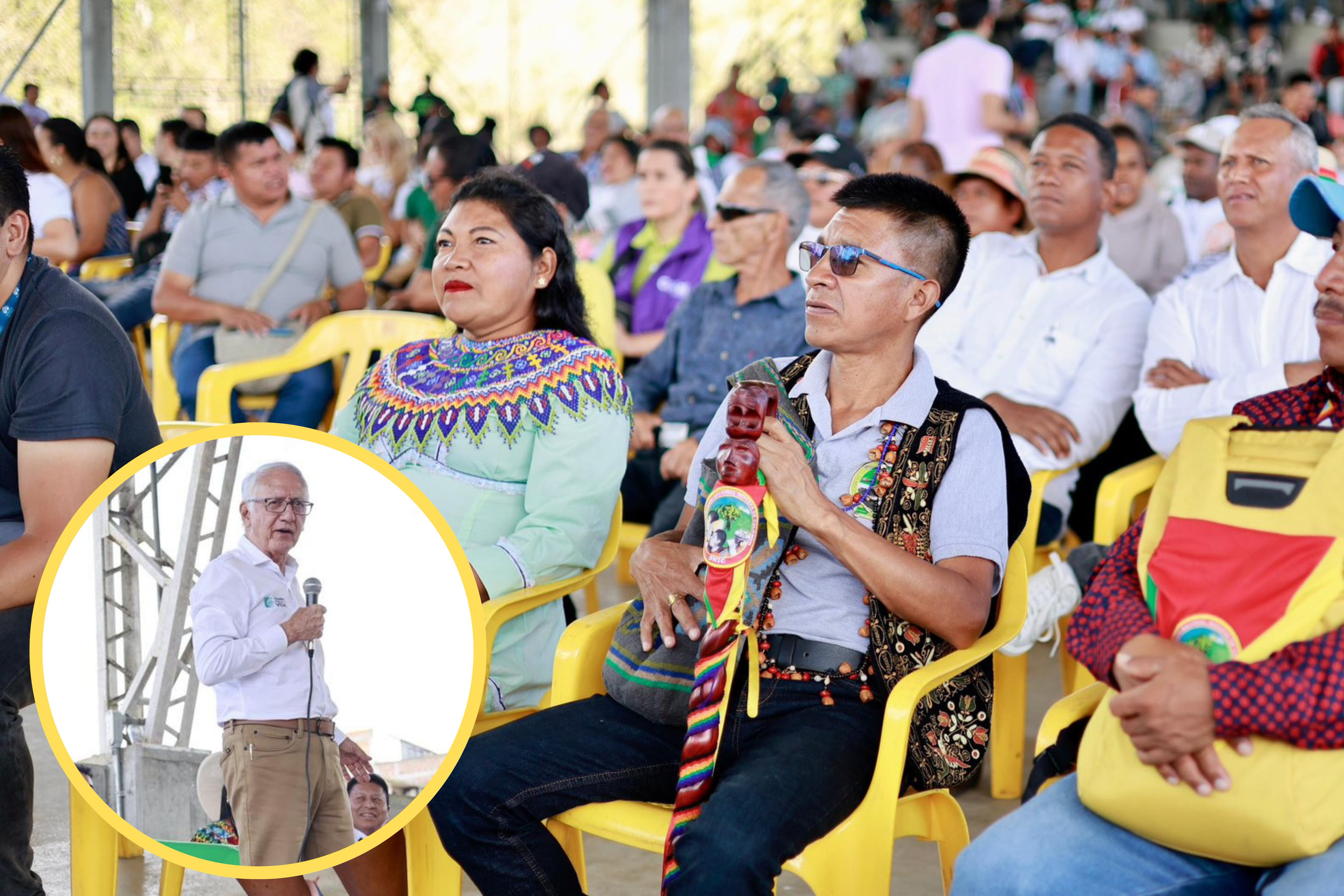 Ministro de Salud en Pueblo Rico, Risaralda (foto: Minsalud)
