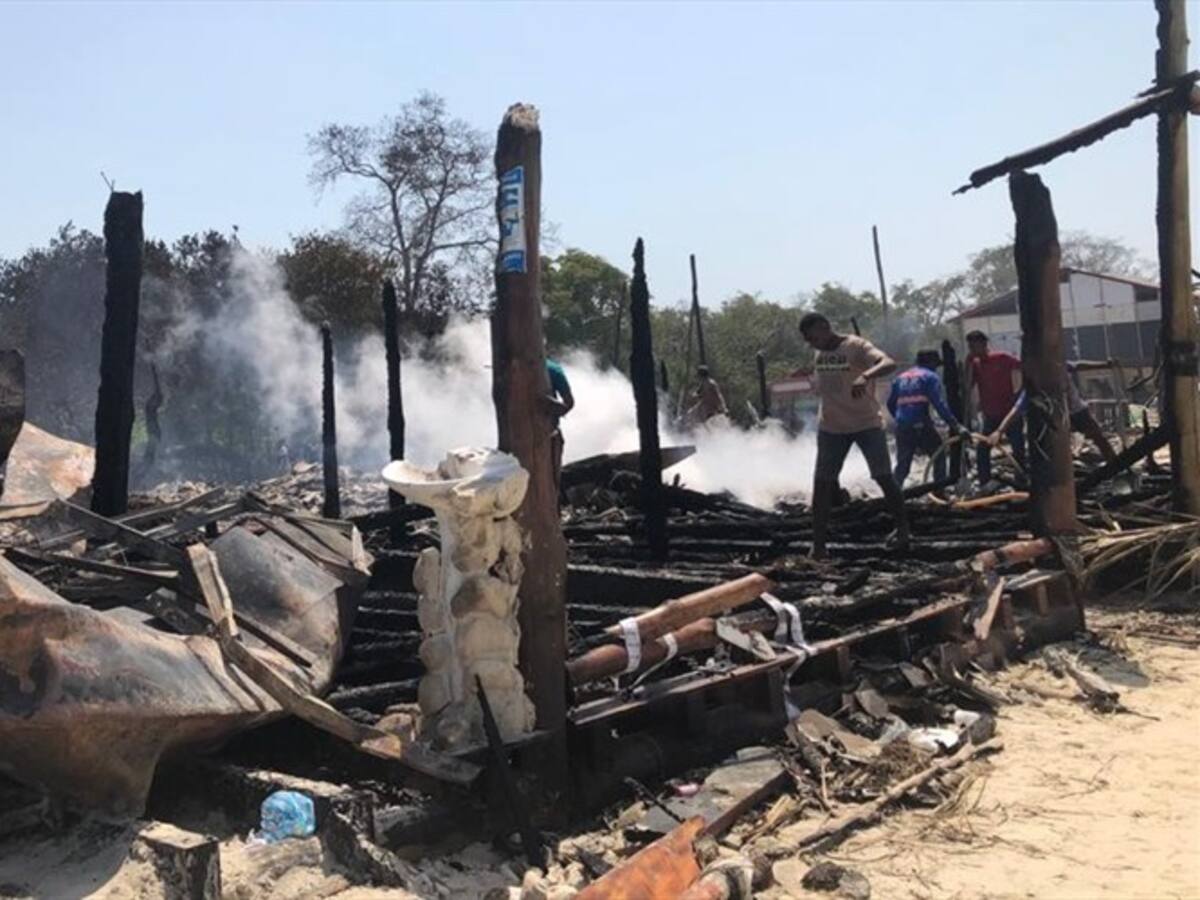 Procuraduría pide impedir reconstrucción de cabañas incendiadas en Playa Blanca