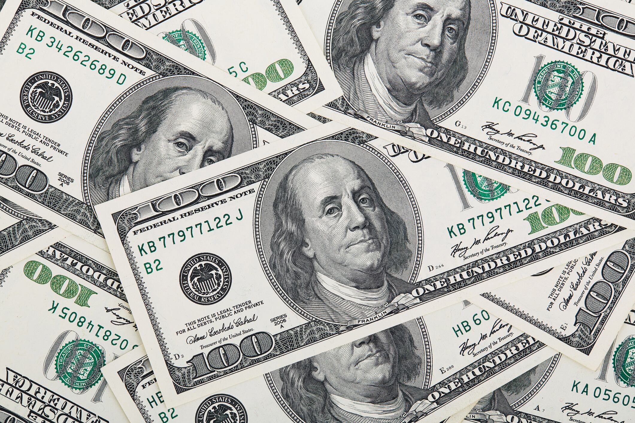 Imagen de referencia de dólares. Foto: Getty Images.