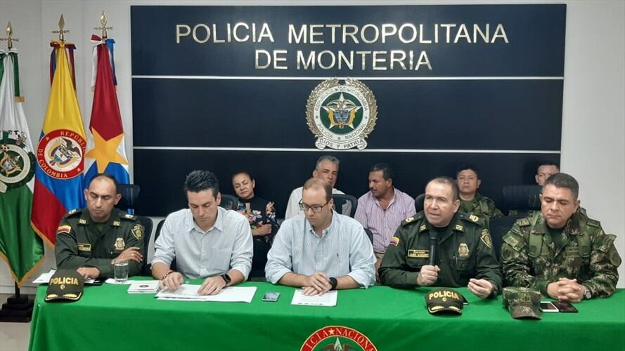 Autoridades anuncian aumento de pie de fuerza en cuatro municipios de Córdoba. Foto: Cortesía