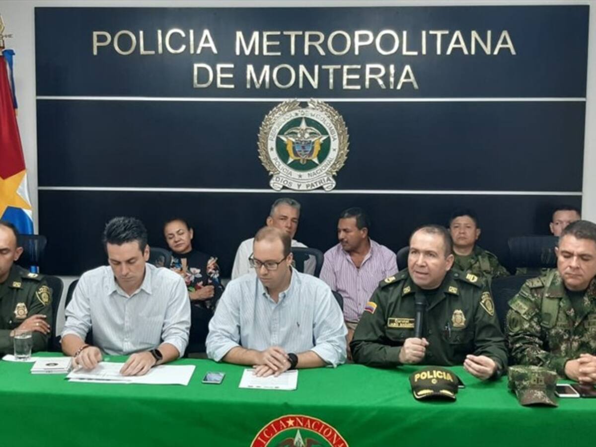 Autoridades anuncian aumento de pie de fuerza en cuatro municipios de Córdoba