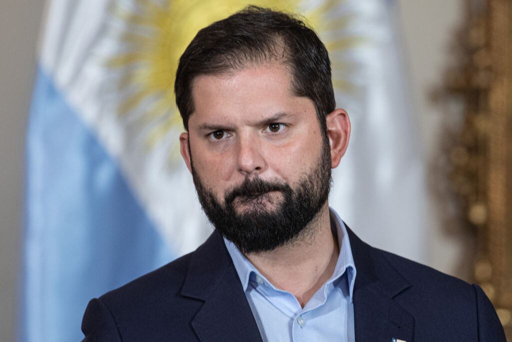 Chilean President Gabriel Boric. Foto: Lucas Aguayo Araos/Anadolu Agency via Getty Images)