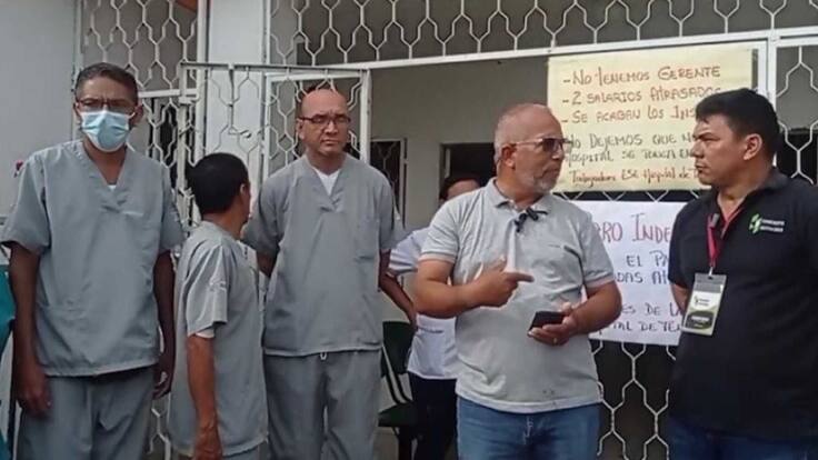 Empleados del hospital de Tenerife anuncian cese de actividades por falta de pago