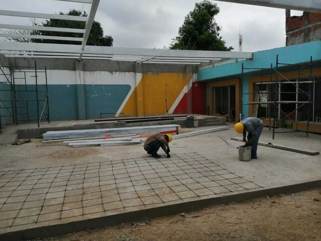 Obras de mejoramiento en la Casa del Telegrafista/ Gissell Campo