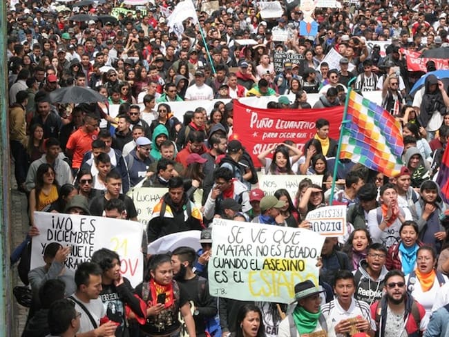 Empresarios, comerciantes y usuarios de Transmilenio hablaron en La W sobre la forma en la que se han visto afectados por las manifestaciones en el país.. Foto: Colprensa