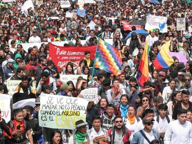 Empresarios, comerciantes y usuarios de Transmilenio hablaron en La W sobre la forma en la que se han visto afectados por las manifestaciones en el país.. Foto: Colprensa