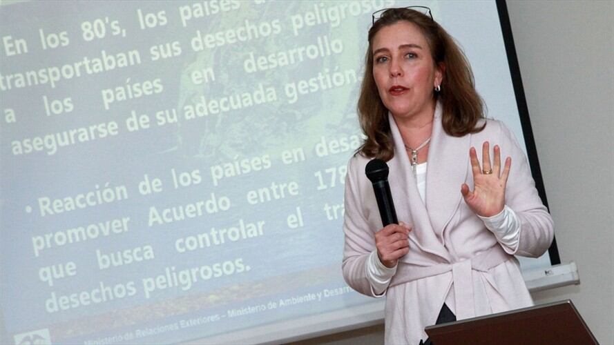 La activista medioambiental colombiana, Paula Caballero. Foto: Colprensa