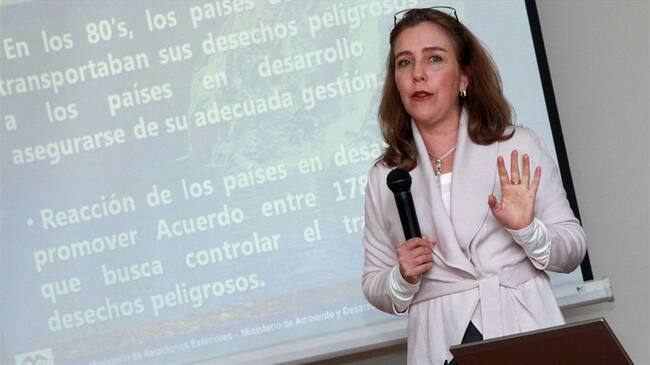 La activista medioambiental colombiana, Paula Caballero. Foto: Colprensa