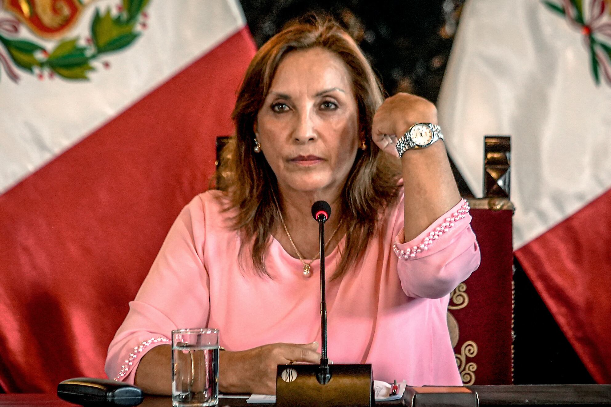 Presidenta de Perú, Dina Boluarte.