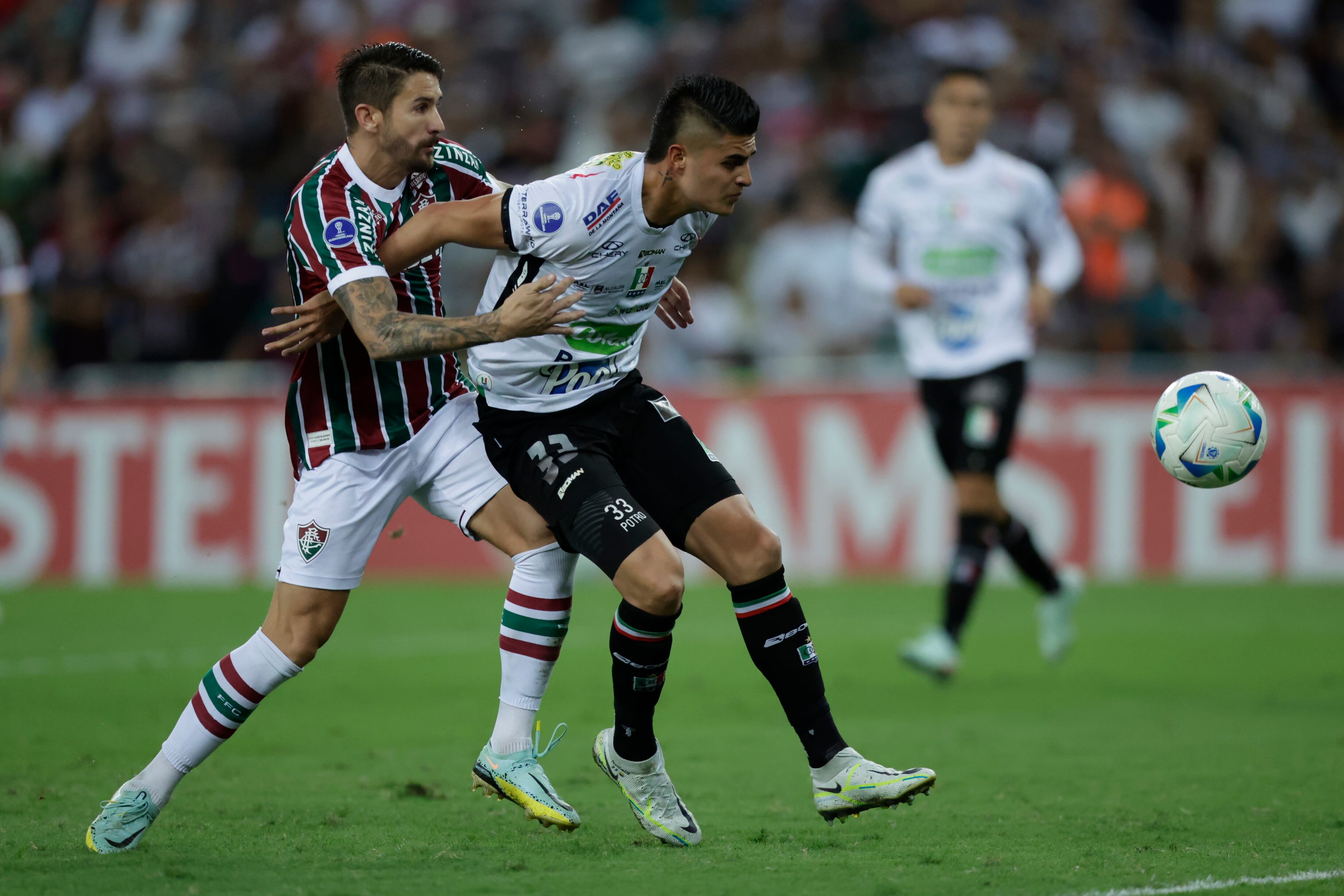 Once Caldas vs. Fluminense. Foto: EFE/ Andre Coelho