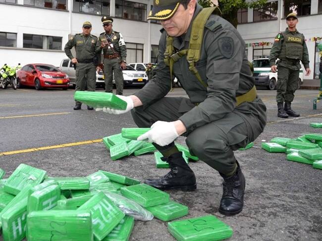La droga estaría avaluada en 25 millones de pesos. . Foto: Policía Antioquia