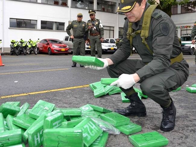 La droga estaría avaluada en 25 millones de pesos. . Foto: Policía Antioquia